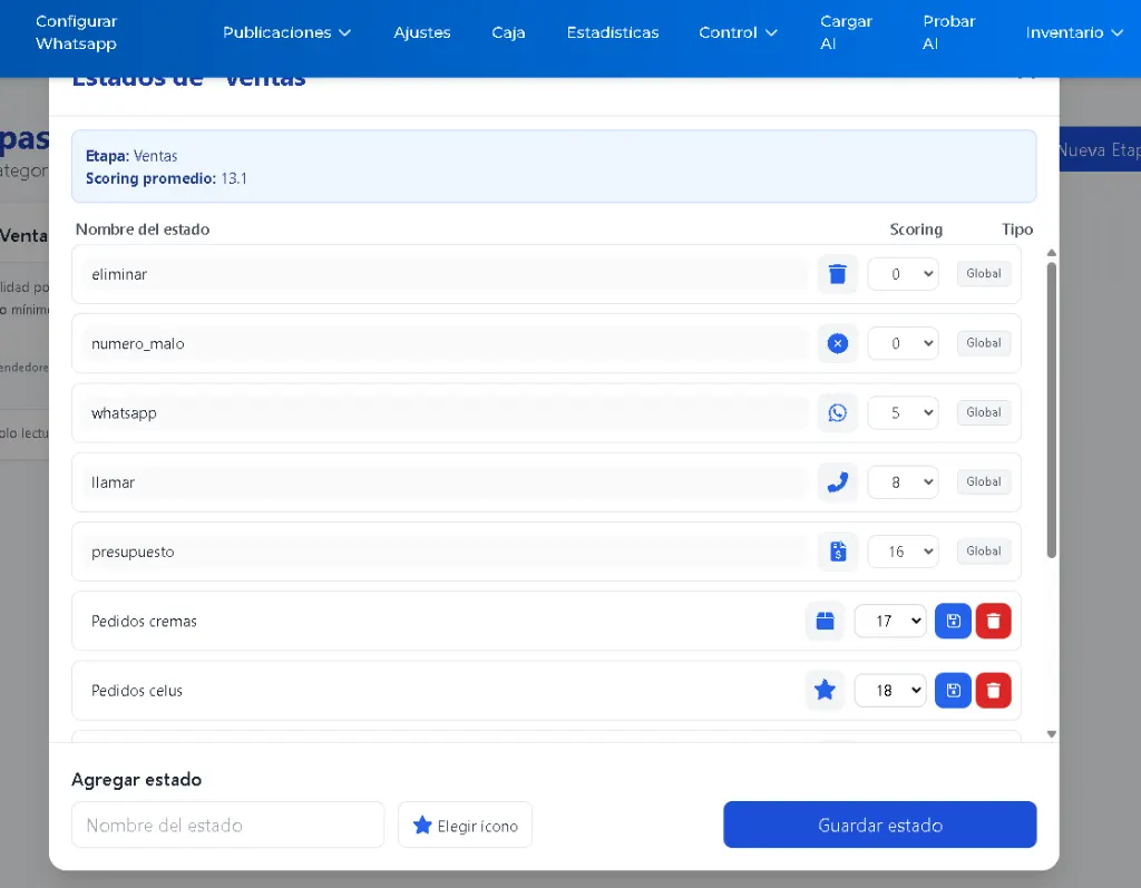 Scoring de leads en CRM